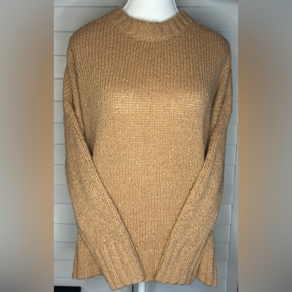 Aerie Oversized Slouchy 'Big Sky' Wool & Alpaca-Blend Sweater Women's Soft‎ XS - Picture 1 of 9
